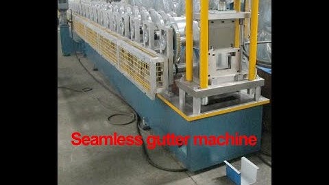Gutter roll forming machine |water gutter roll forming machine |seamless gutter machine for sale