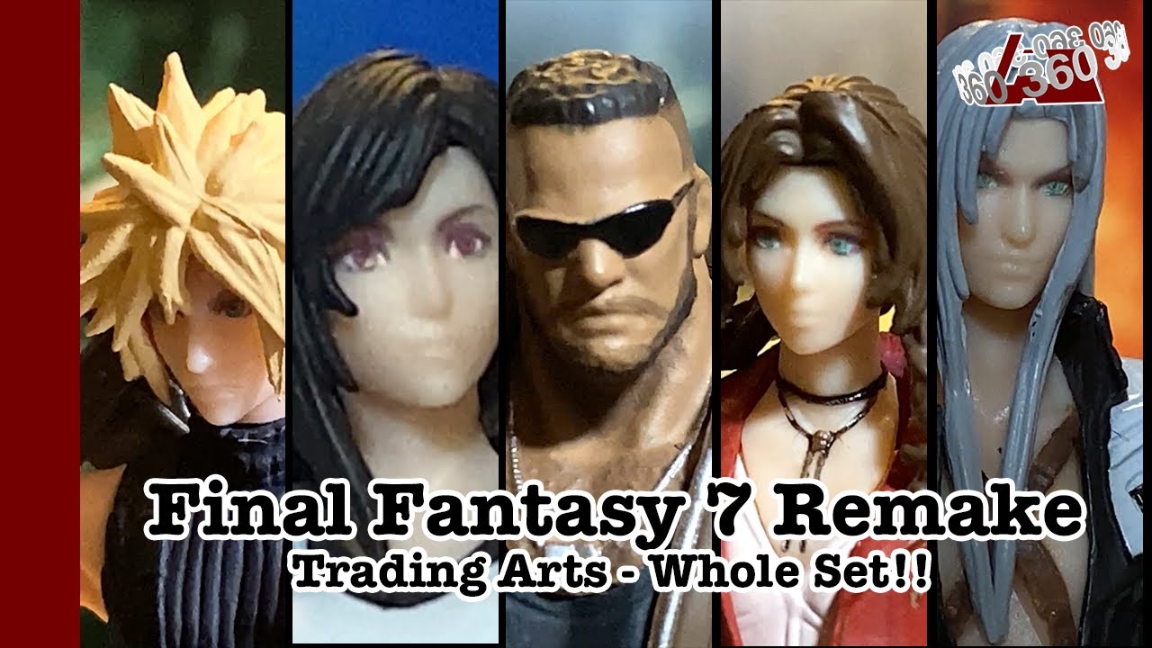 Final Fantasy VII Remake Trading Arts (Set of 5 pieces)