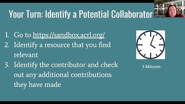 ACRL Instruction Section: Engaging with the ACRL Framework Sandbox