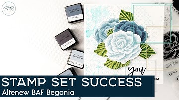 3 Layering Combos, 1 Ink Set | Altenew BAF Begonia