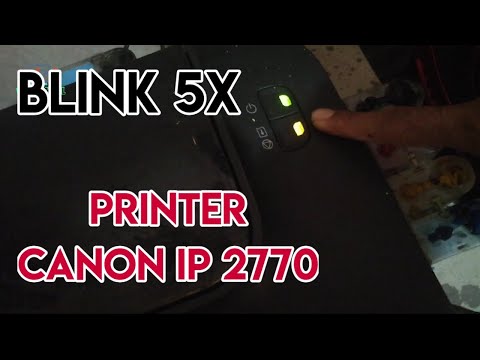 Error Number B200 - lampu kedip bergantian pada printer canon Cara mengatasi Printer Canon ip2770 er. 