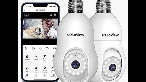 Amazoncom  LaView 4MP Bulb Security Camera 24GHz360 2K Security Cameras Wireless Outdoor Indoor Full