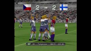 [PS1] Winning Eleven 2002 - International Cup with Finland (Hard) #2 Knockout Phase and Final
