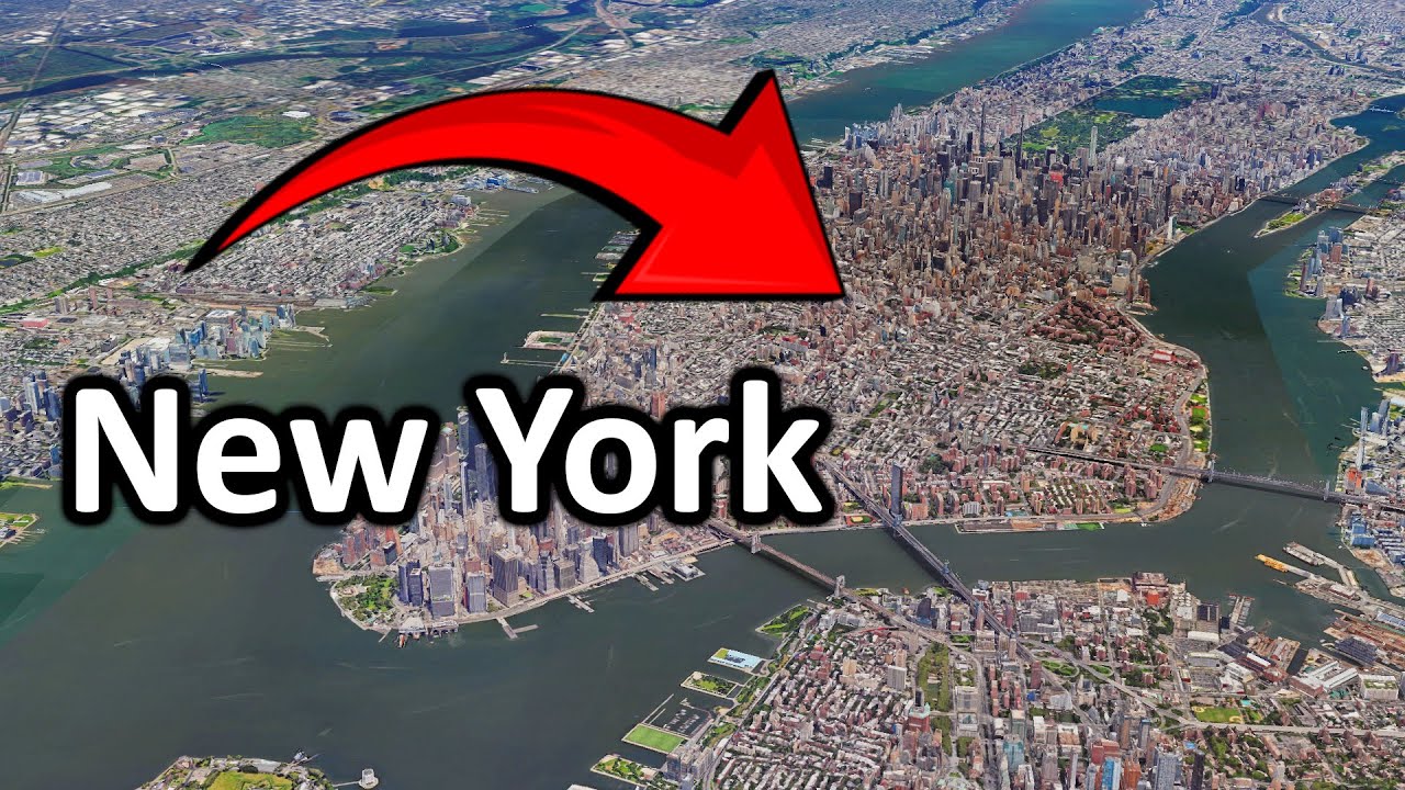 Exploring New York City from Above with Google Earth