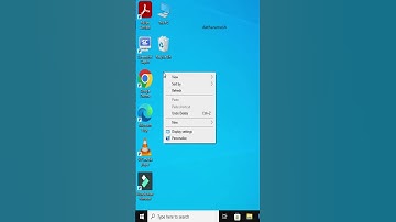 Hide Desktop Icons on PC/Laptop #windows #shorts