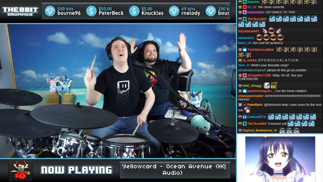 Ocean Avenue (HQ Audio) (The8BitDrummer ft. HomykSmash)