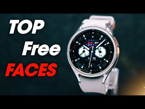 TOP FREE Samsung Galaxy Watch 6 Faces!! - YouTube
