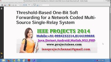Threshold Based One Bit Soft Forwarding for a Network Coded Multi Source Single Relay System