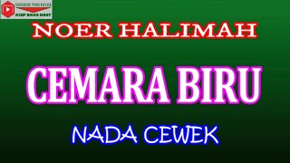 CEMARA BIRU - NOER HALIMAH (COVER) KARAOKE DANGDUT
