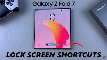 How To Add Lock Screen Shortcuts On Samsung Galaxy Z Fold 7