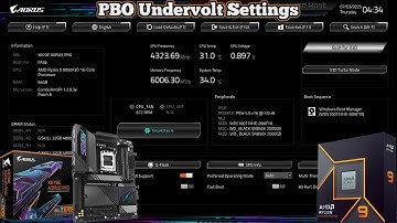 Ryzen 9 9950X3D Undervolt BIOS-instellingen | Gigabye Aorus Pro X870E