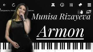 MUNISA RIZAYEVA & YAMIN(BAND)-ARMON PIANO COVER (+KARAOKE)/МУНИСА РИЗАЕВА&ЯМИН(БЕНД)-АРМОН РЕМИКС