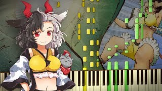 Synthesia: Touhou 17 - Lost River | Piano Tutorial