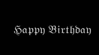 Black Metal Happy Birthday (Trve Black Metal Happy Birthday by Erlosung)
