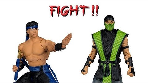 New McFarlane Toys Liu Kang vs Reptile (Mortal Kombat Klassic) Deluxe 2-Pack revealed