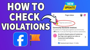 How to check violations or restrictions on Facebook page