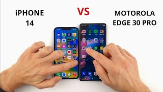 iPhone 14 vs Motorola Edge 30 Pro | SPEED TEST