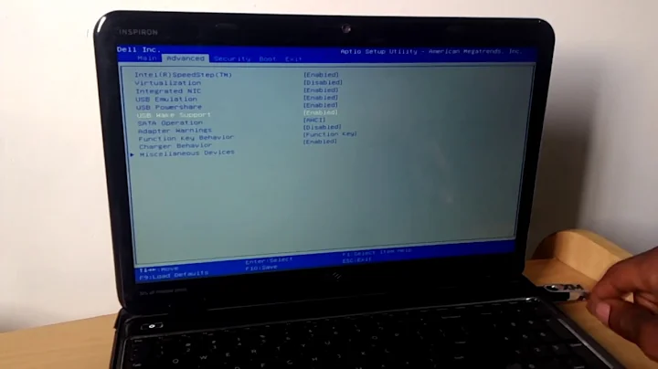 How to Enable USB Boot Option on Dell Inspiron