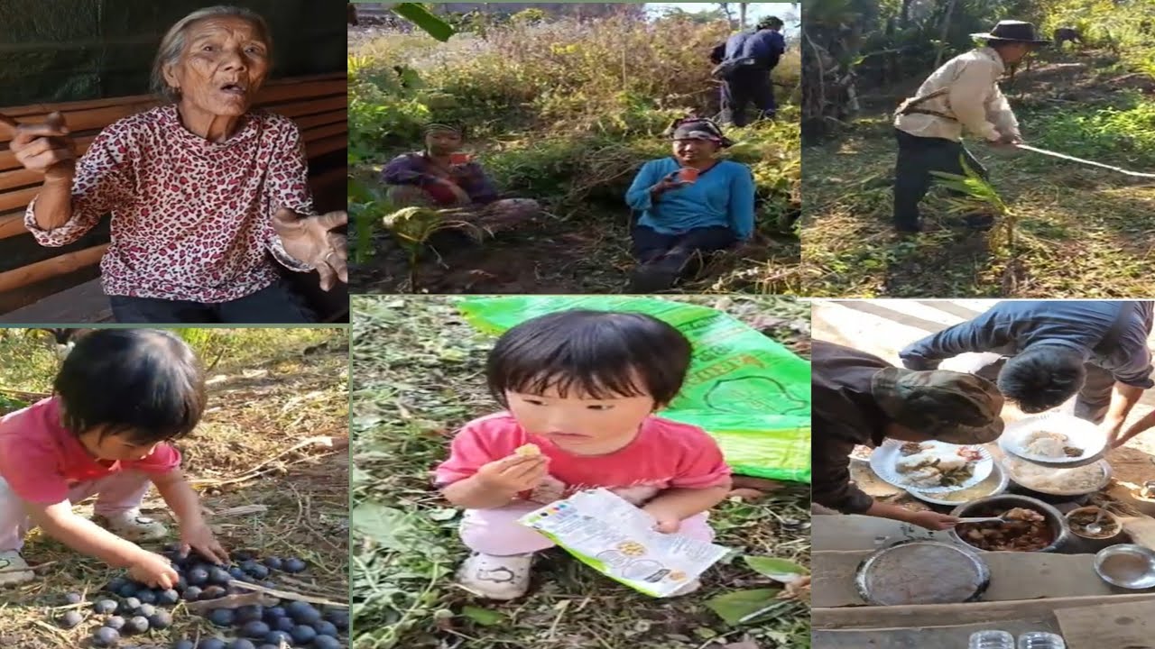 Working on my uncle's field at KINUNGER VILLAGE...