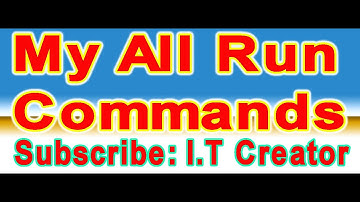 My Run Commands By Sir Ali Raza