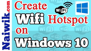 How to Create WIFI Hotspot on Windows 10 laptop | Mobile hotspot