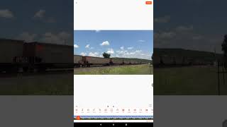 Union Pacific ES44AC Coal Train