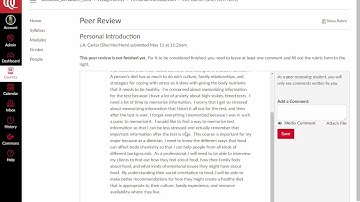 How to find Peer Review in Canvas discussion board