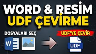 RESİM VE WORD DOSYASINI UDF FORMATINA ÇEVİR KAYDET ÇOK BASİT | PC GEZGİNİ screenshot 5