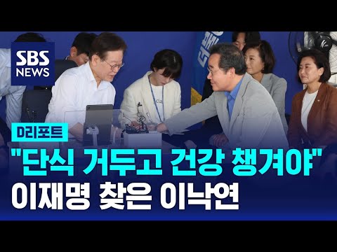 이낙연 &quot;이제 단식 거두고 건강 챙겼으면&quot; / SBS / #D리포트