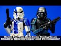 Star Wars Black Series Shadow Stormtrooper and Commander GameStop Gaming Greats Action Figure Review