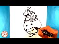 How to Draw Bowser Jr - Mario Brothers - Easy Pictures to Draw