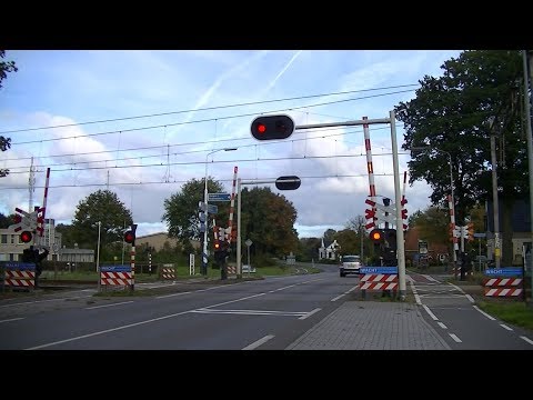 Spoorwegovergang Tynaarlo // Dutch railroad crossing