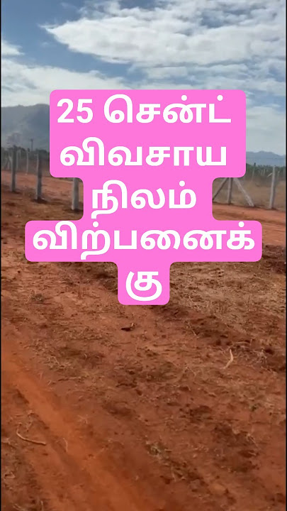 25 cent farm land sales near Aundipatti. #tamilnadurealestate #realestatemarket
