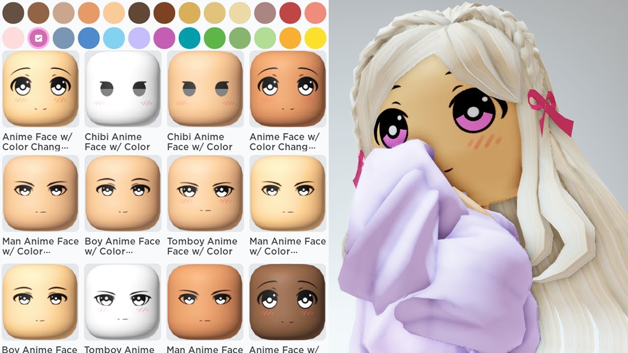 ✨ Cute Face [EYE COLOR CHANGEABLE] ✨