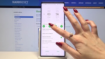 Alarm Clock Program in LG Wing - Set Up Alarm Clock