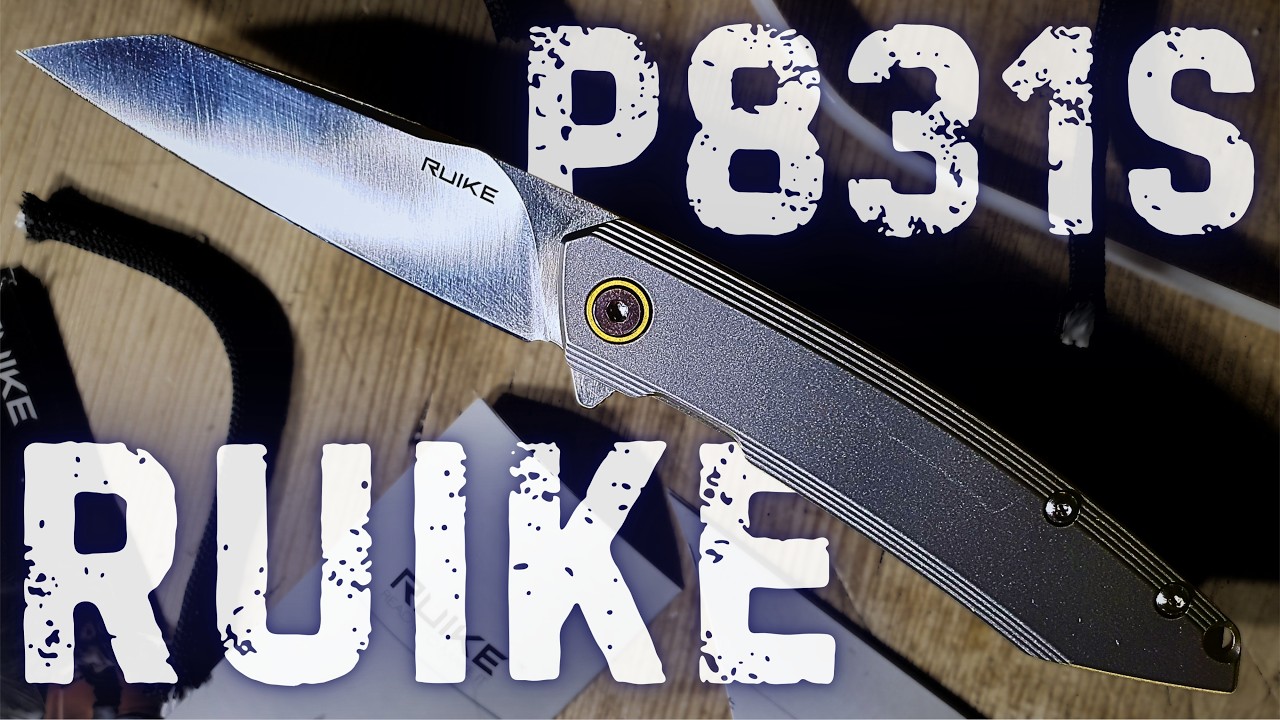 BEST Reverse Tanto EDC Knife Under $50? Ruike P831S REVIEW