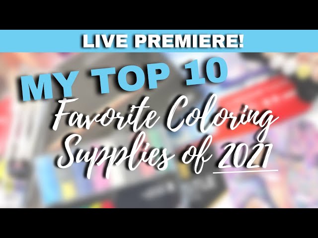 MY TOP 10 FAVORITE COLORING BOOKS OF 2022