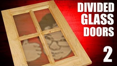 REAL divided glass panes for doors and windows