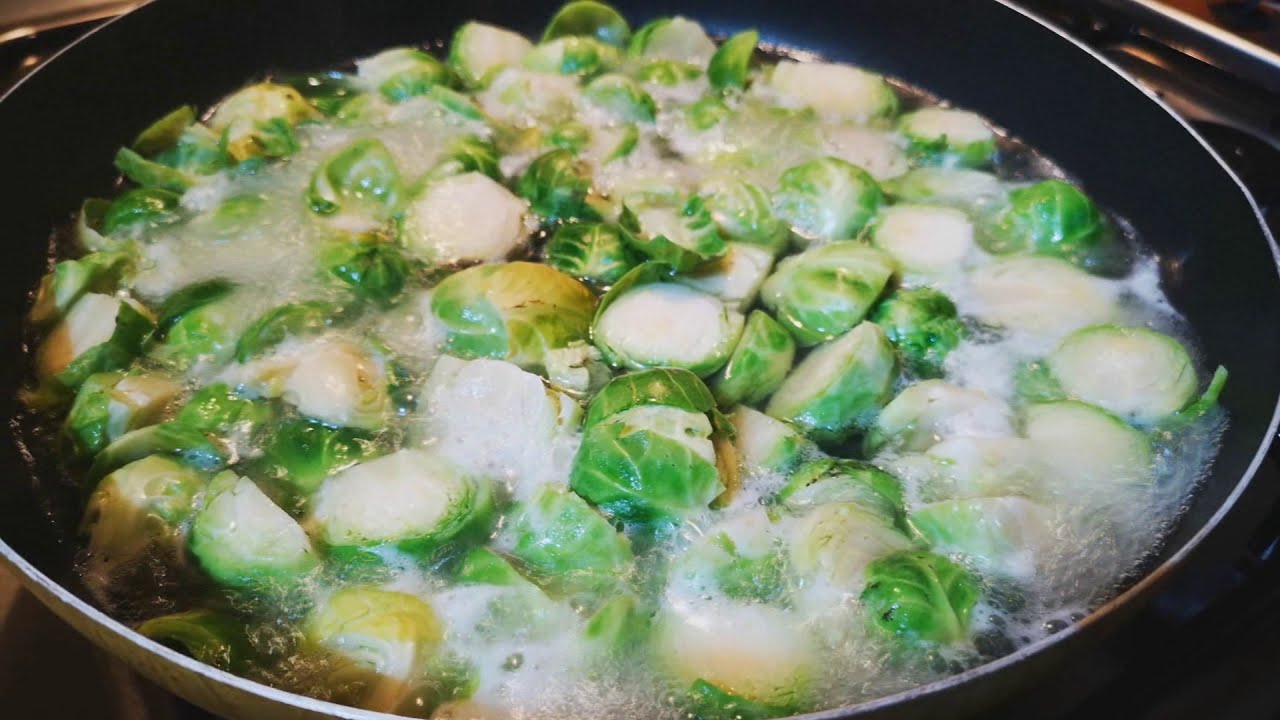 Cavolini di Bruxelles in padella - YouTube