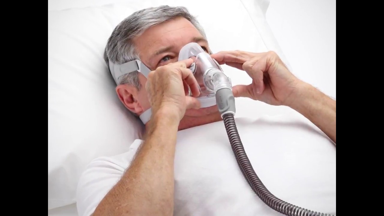 Download Cpapxchange Airtouch F20 Full Face Cpap Bilevel Mask With Headgear PSD Mockup Templates