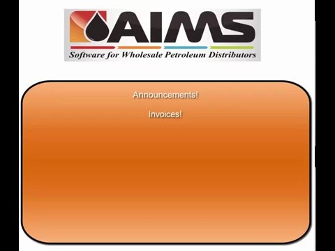 AIMS' Customer Web Portal