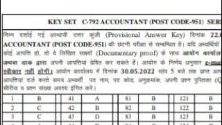 hpssc ACCOUNTANT POST CODE 951 provisional answer key declared today | hpssc latest notification |