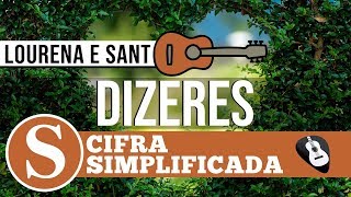 Miniatura del video "CIFRA DIZERES (LOURENA E SANT)• SIMPLIFICADA NO VIOLÃO -ZAP(31)9 9244 8620 PARA AULAS ONLINE AO VIVO"