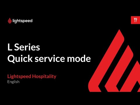 Quick service mode (L Series)