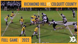 Richmond Hill vs Colquitt County | Live Football Game Broadcast | 11/4/2022