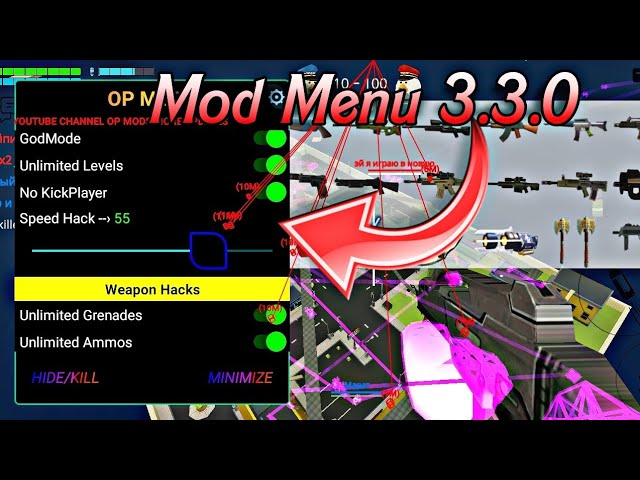 chicken gun mod menu lary hacker 2.8.06 مسدس الدجاج لاري هاكر بميزات جديدة  رهيبة تحميل من ميديا فاير 