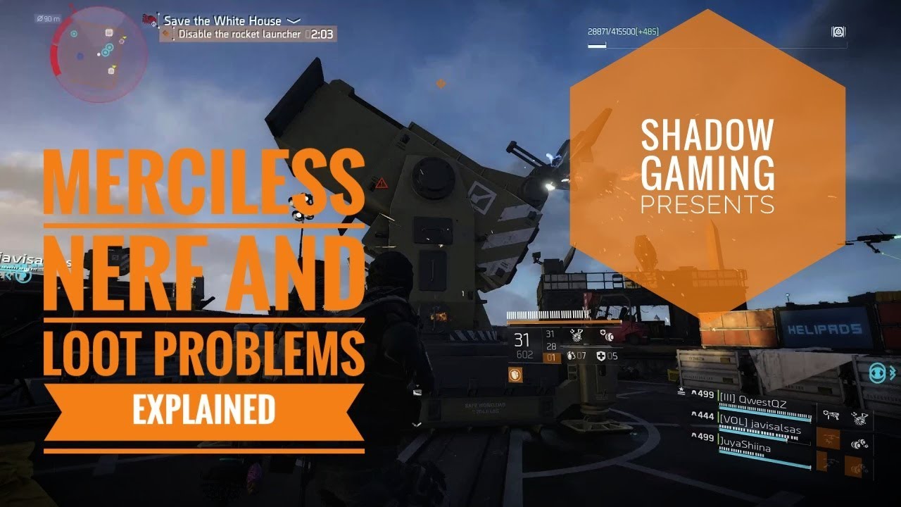 DIVISION 2 - MERCILESS NERF INCOMING AND LOOT PROBLEMS EXPLAINED