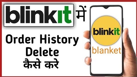 Blinkit Mein Order History Kaise Delete Kare || How To Delete Order History In Blinkit || Blinkit
