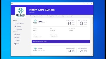 JavaFX  Health Care System UI   #javafx #healthcaredesign #viral #advance #freecode