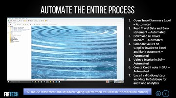 SAP Automation with RPA - Travel Accounts Payable